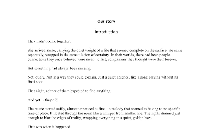 write deep emotional love and soulmate stories